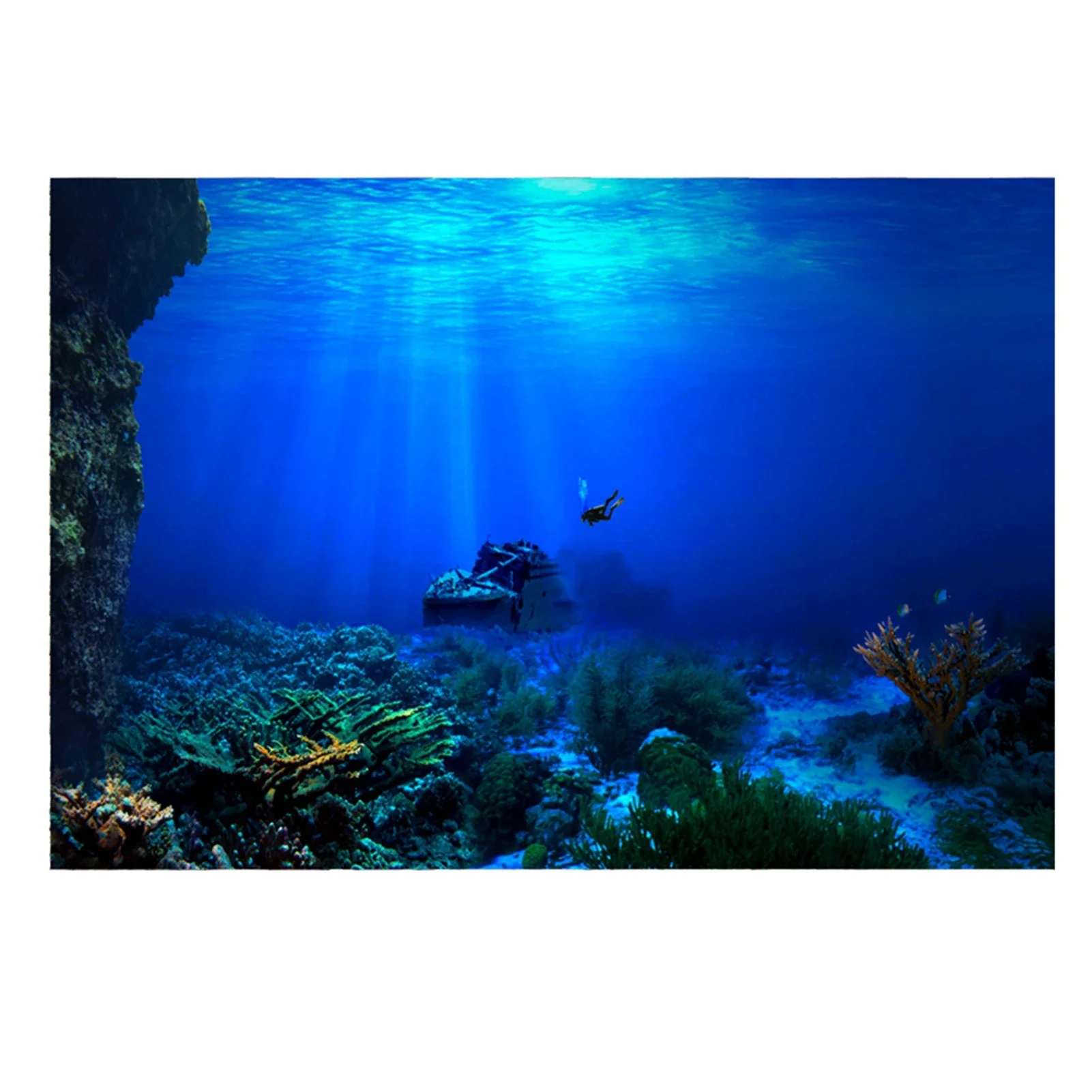 Aquarium Fish Of The World - Tło akwarium plakat z motywem lasu