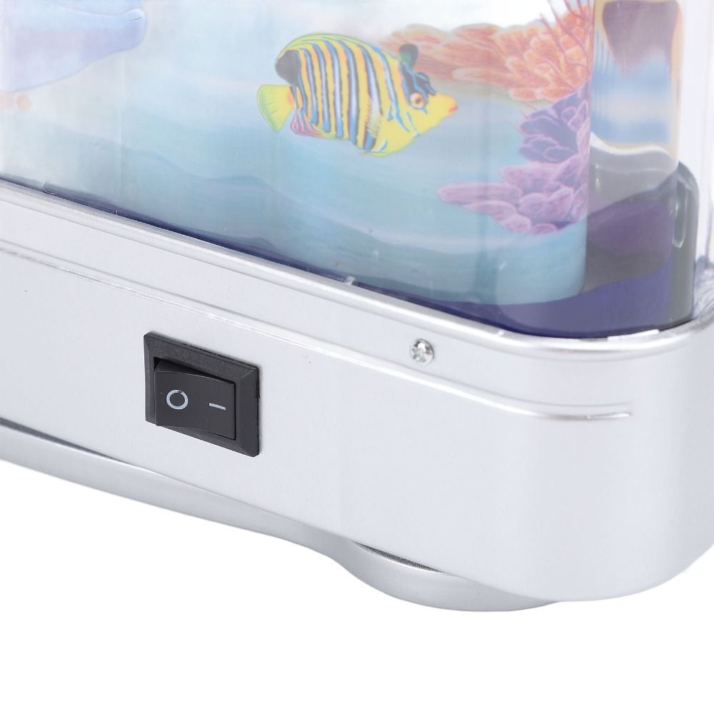 Aquarium Fish Exotic - Dekoracyjny LED-szczelny akwarium z efektem ruchu,