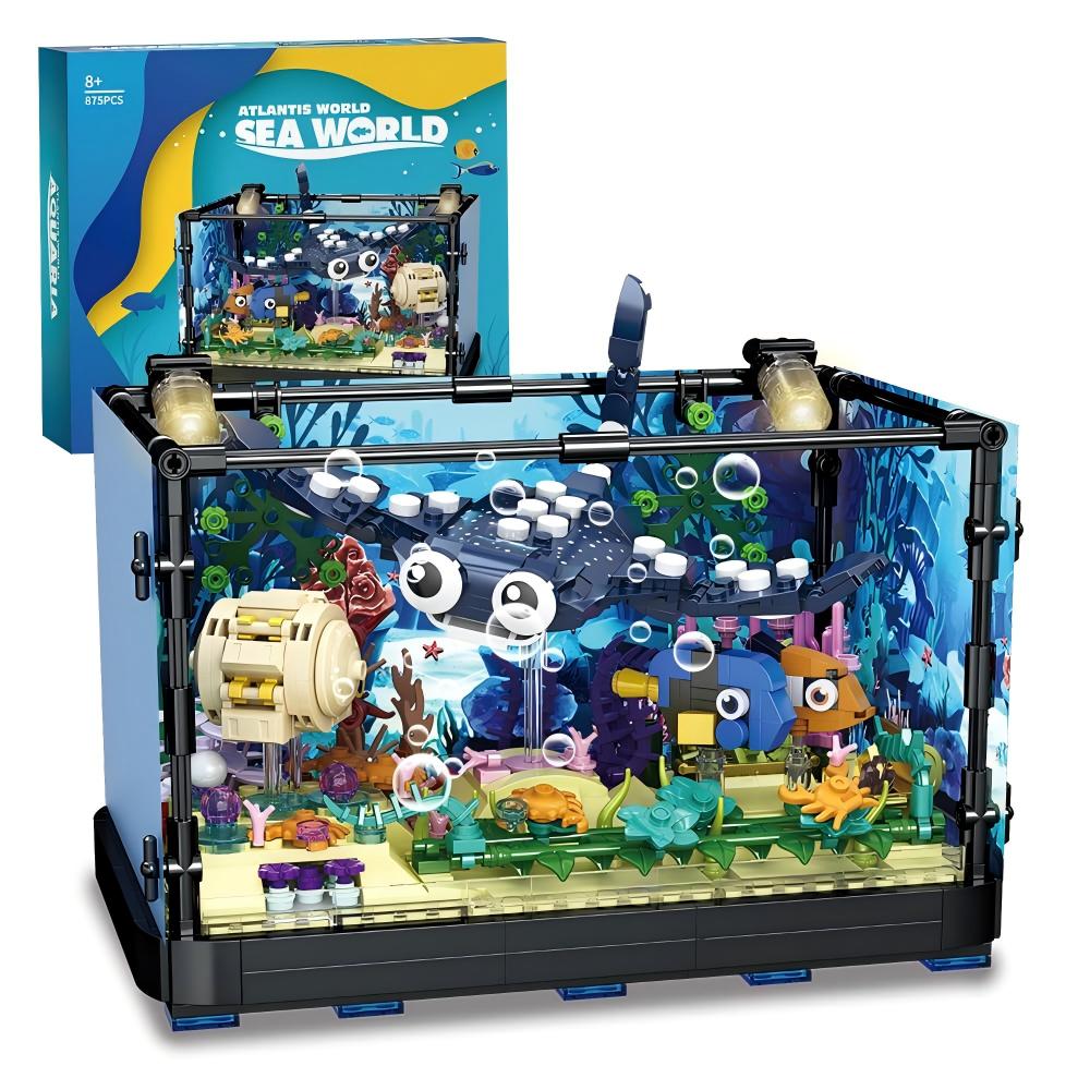 Aquarium Fish Lego - Zestaw do budowy akwarium - zabawka