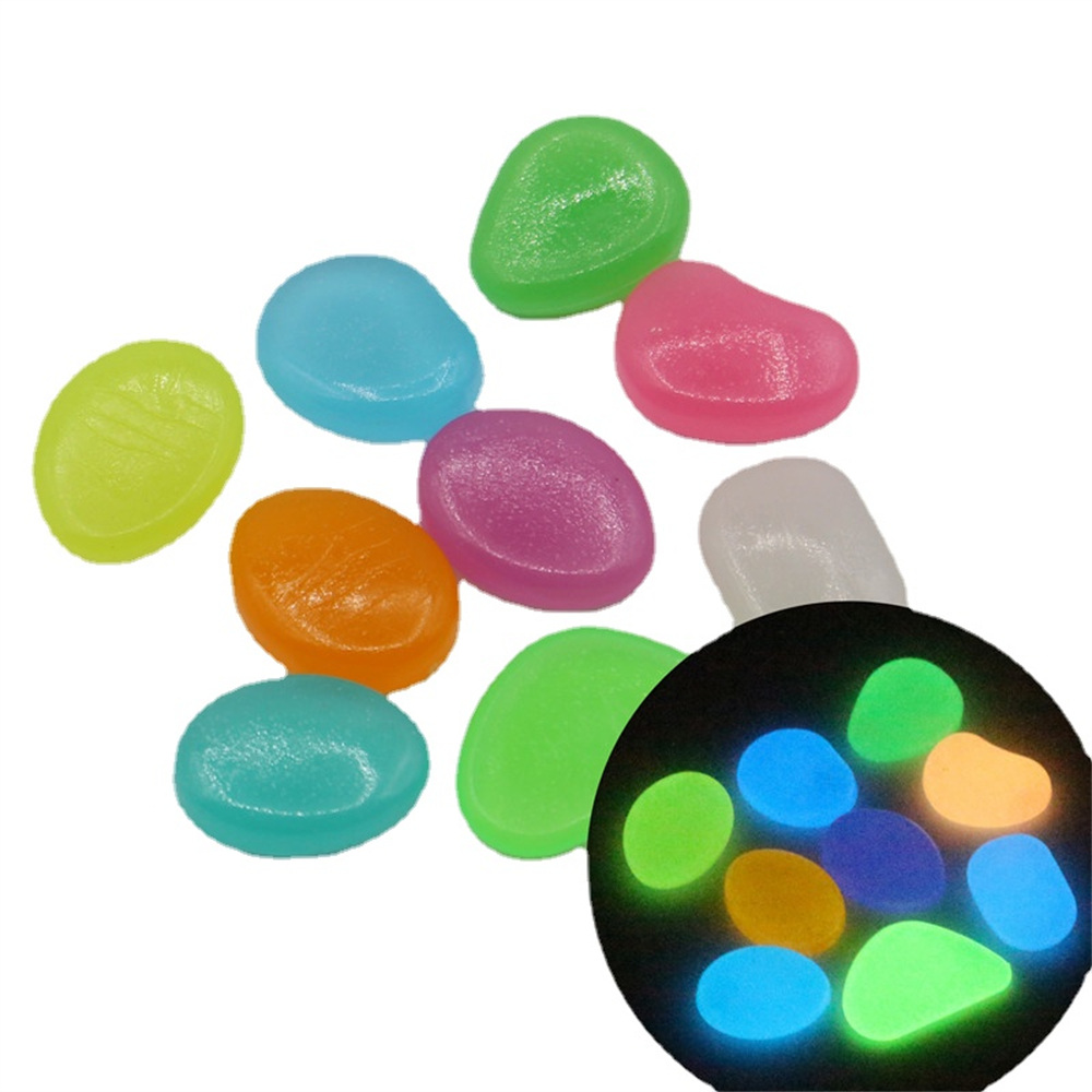 Aquarium Fish Glow In The Dark - 50 sztuk świecący kamień fluorescencyjny żwir