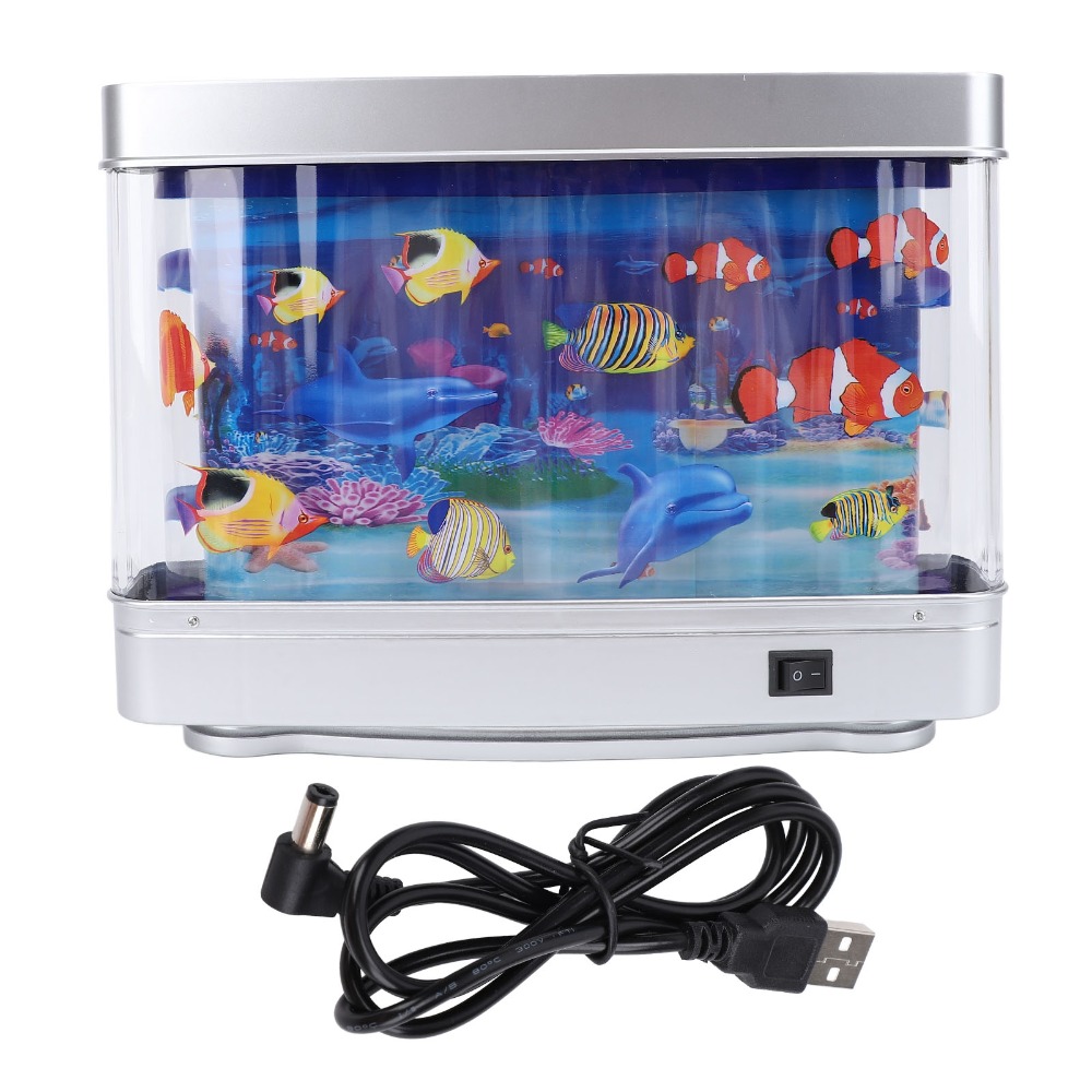 Aquarium Fish Exotic - ​ Relaksujący ​ LED Sztuczne Akwarium