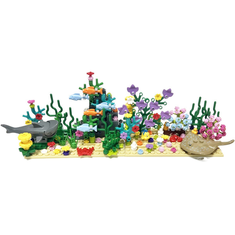 Aquarium Fish Lego - Klocki konstrukcyjne MOC Akwarium Podwodny Świat