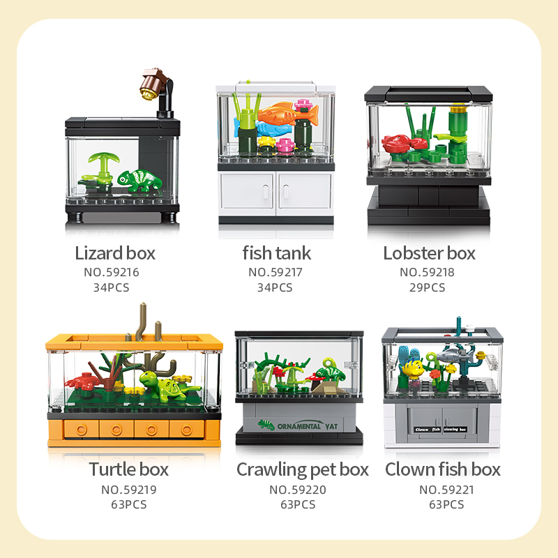 Zestaw Klocków do Budowy Akwar – Aquarium Fish Lego recenzja i cena