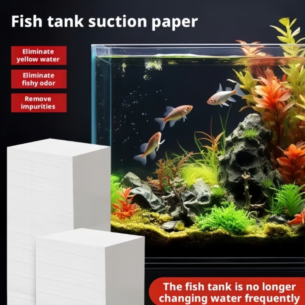 50 szt. Papier do akwarium poc – Aquarium Fish Yellow recenzja i cena