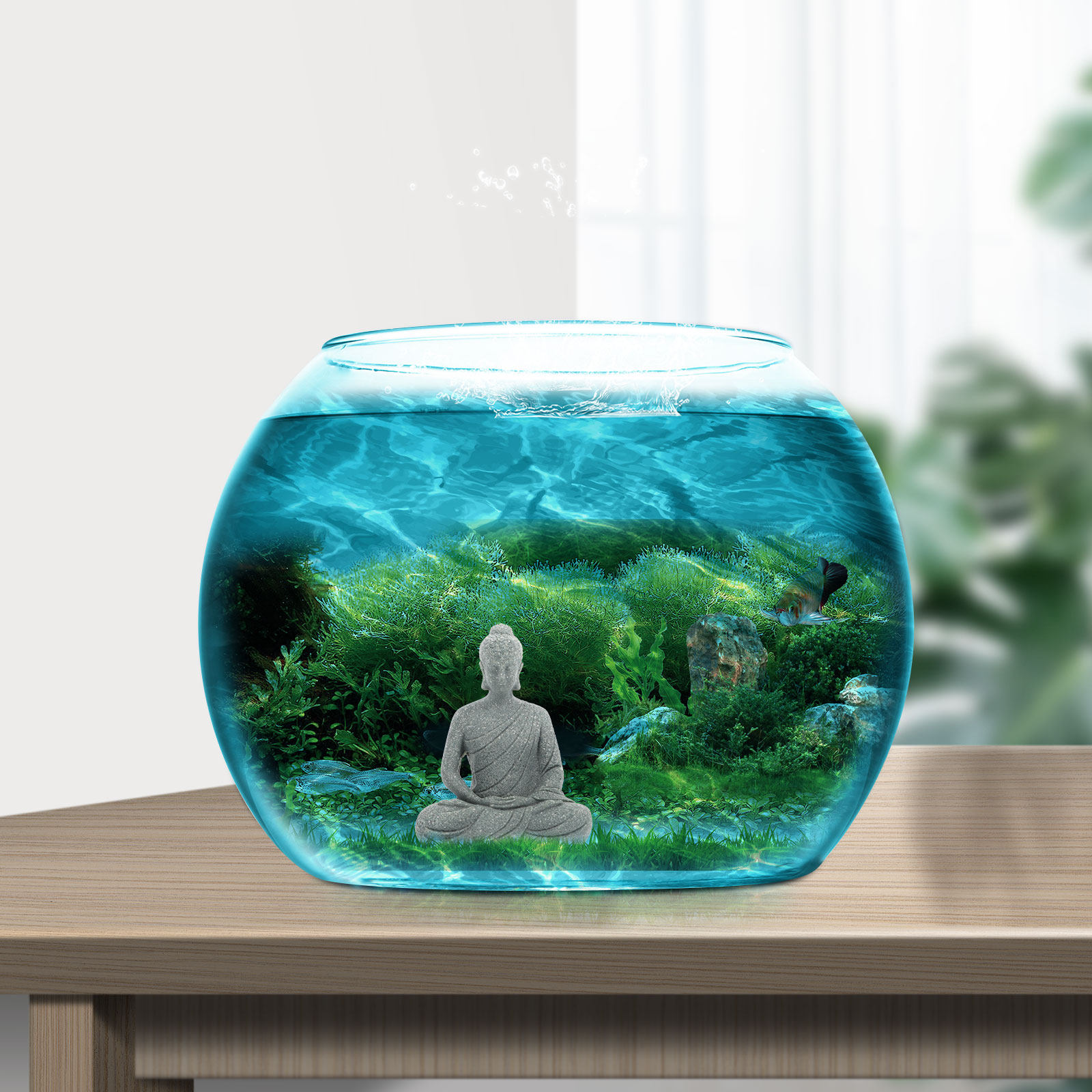 Miniaturowa Statuetka Buddy z  – Aquarium Fish In recenzja i cena
