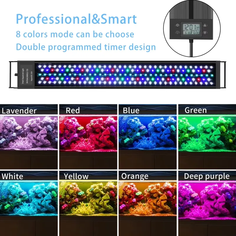Lampa LED do akwarium 75cm 30  – All Fish In Aquarium recenzja i cena