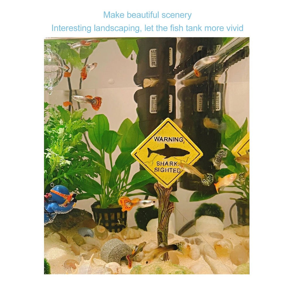 Ozdoba do akwarium - Rekin z ż – Aquarium Fish Yellow recenzja i cena