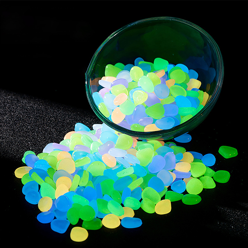 ●   100 szt. Dekoracyjne kamie – Aquarium Fish Glow In The Dark recenzja i cena